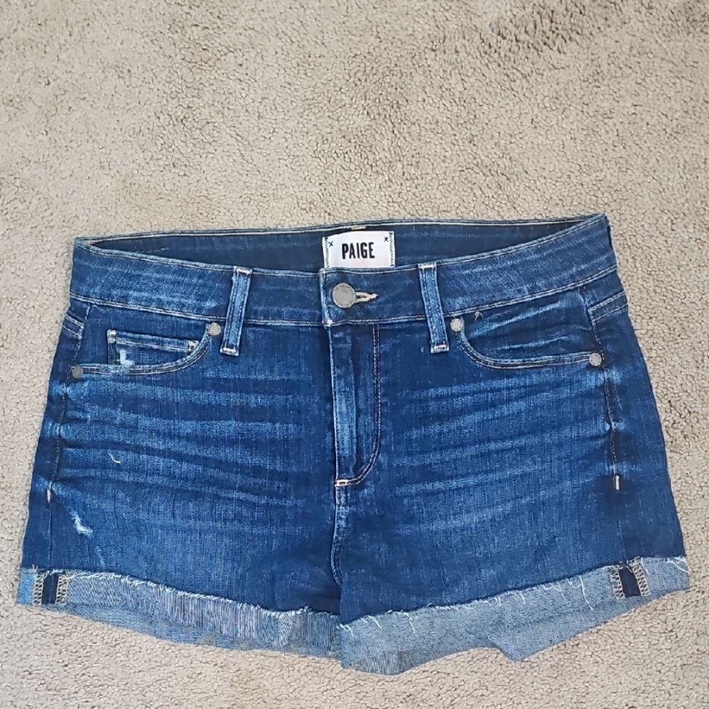 Paige Women's Blue Denim Shorts